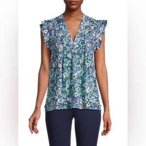 DEREK LAM 10 CROSBY
Kona Floral Blouse nwt Size 6